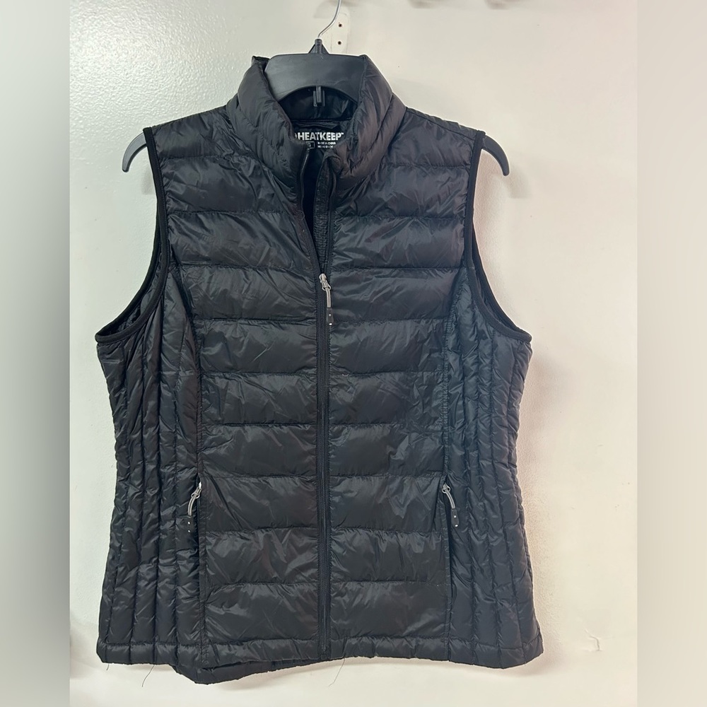 Black Quilted Vest